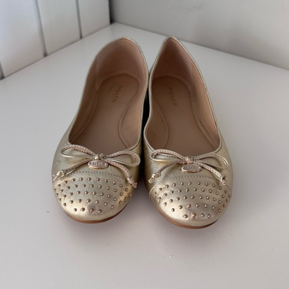 Coach Gold Y2K Ballet Flats - Picture 2 of 8